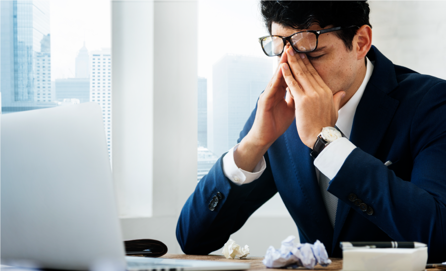 Mais estresse mais dor de cabeça