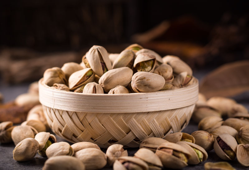 Pistache ajuda a reduzir o colesterol